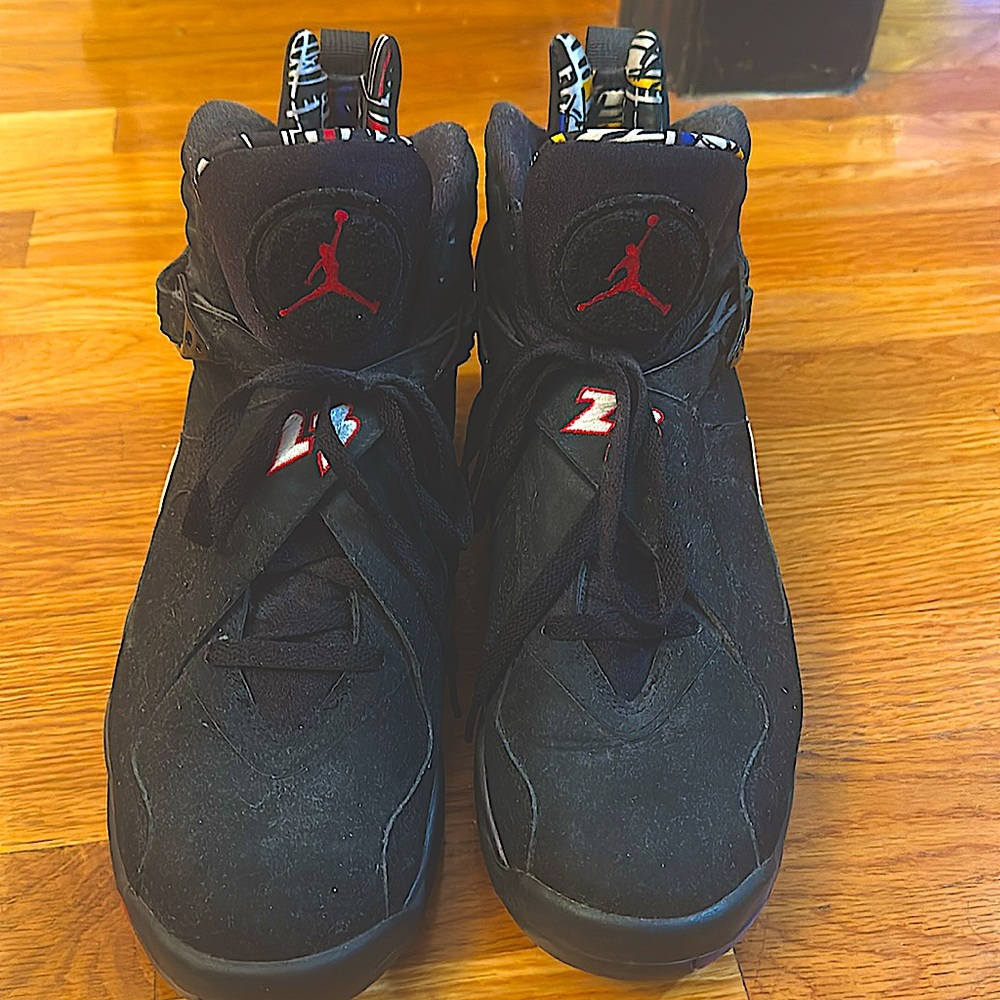 Jordan Black and Red Athletic Shoes - Picture 2 of 4